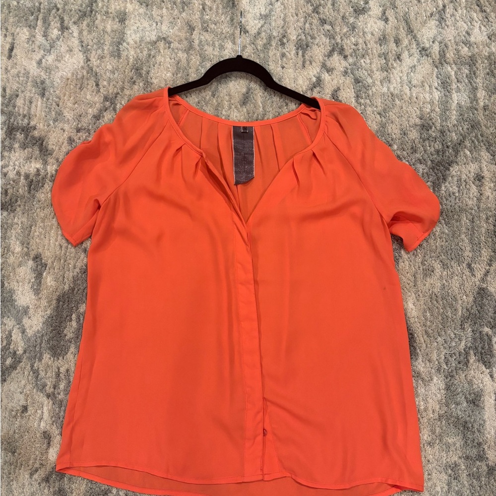 Women's Orange Blouse